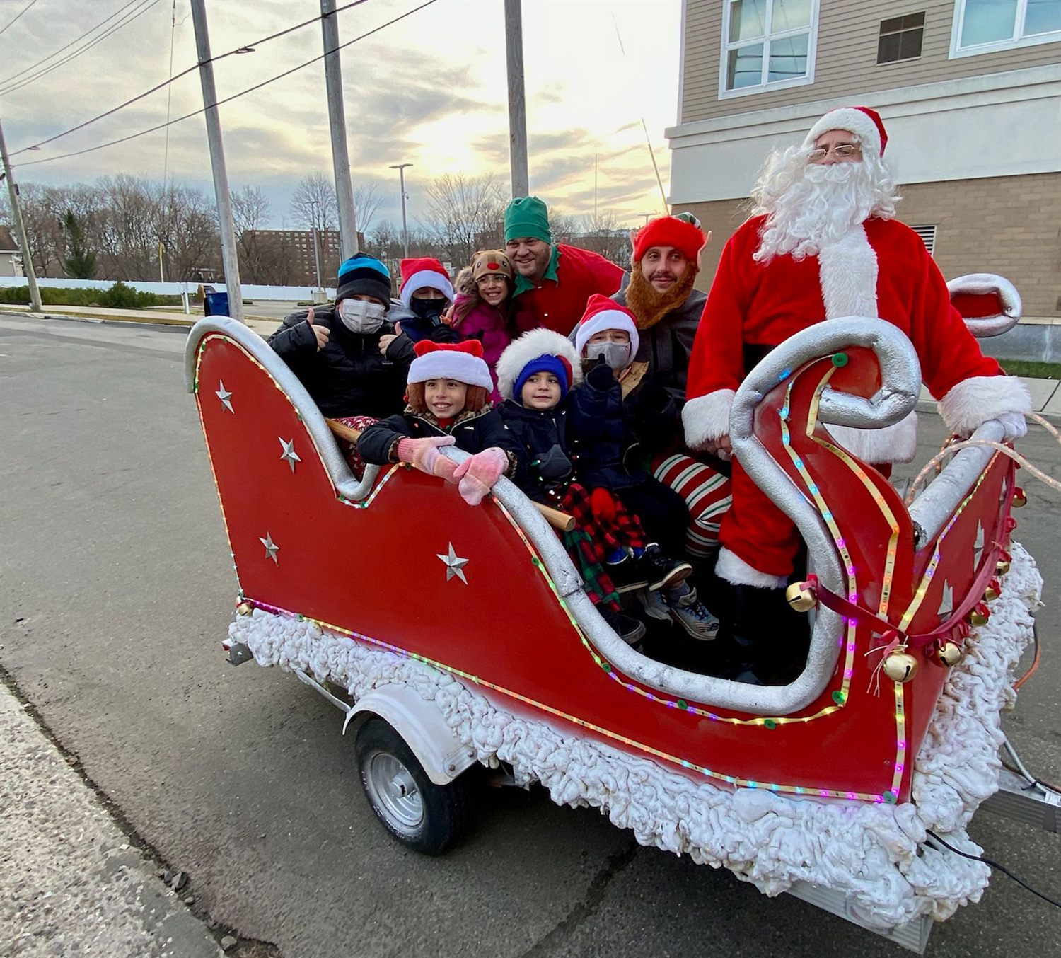 Lorenzo's Christmas Wish Foundation holiday gift delivery in West Haven CT